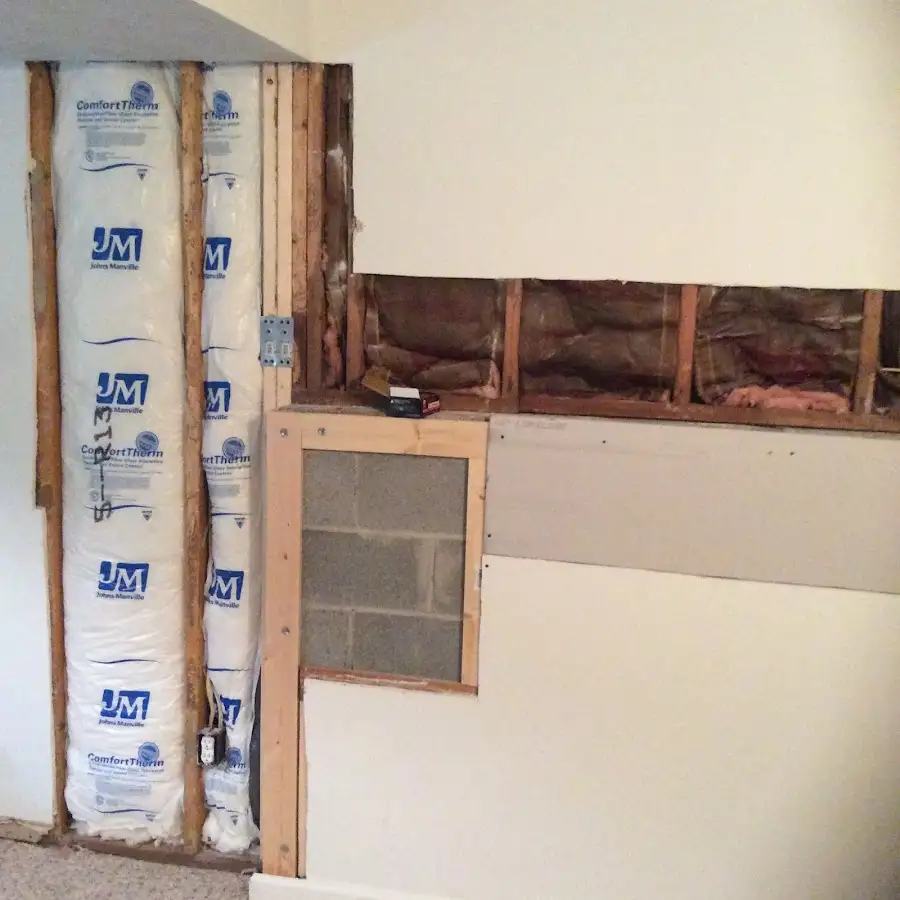 Wall insulation replacement during Structural Drying in Teaneck